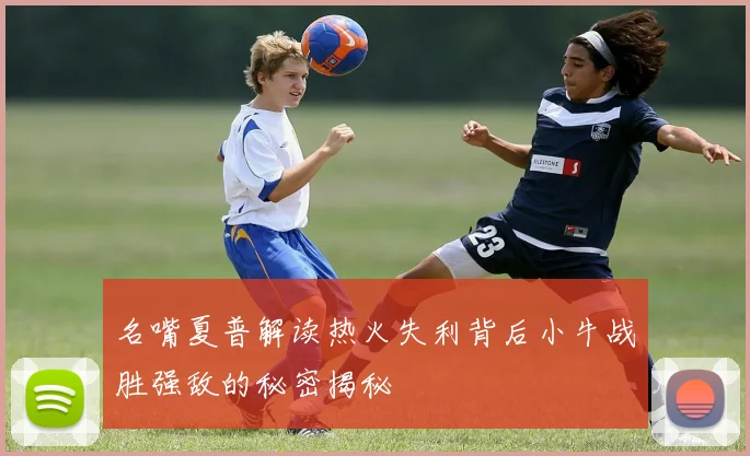 名嘴夏普解读热火失利背后小牛战胜强敌的秘密揭秘